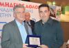 Τιμητική διάκριση στον Γιάννη Θεοδωρκόπουλο από τον δήμαρχο Ναυπλιέων