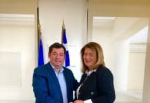 Την Κική Νικολαροπούλου υποδέχθηκε στην Πόλη της Ζωής μας ο Δήμαρχος Τ. Μαυρίδης