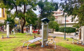 Όργανα Άθλησης Ανοικτού τύπου τοποθετήθηκαν στη Λυκόβρυση