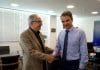 Συνάντηση του υποψήφιου Δημάρχου Αμαρουσίου Θεόδωρου Αμπατζόγλου με τον Πρόεδρο της ΝΔ Κυριάκο Μητσοτάκη