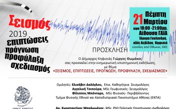 Σεισμός επιπτώσεις – πρόγνωση – προφύλαξη- σχεδιασμός από τον Δήμο Κηφισιάς