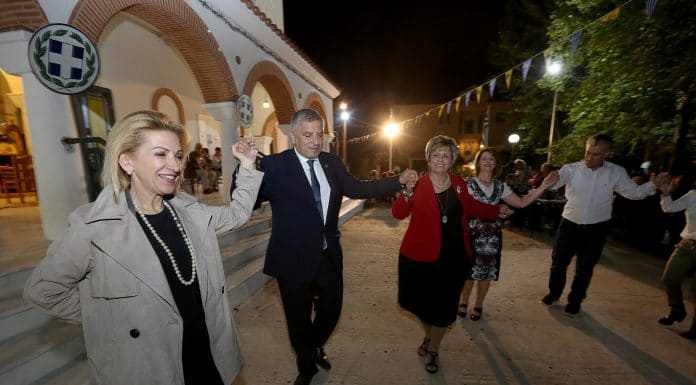 Στις εορταστικές εκδήλωσης στο Ψαλίδι, ανήμερα της εορτής του Ιερού Ναού της Ζωοδόχου Πηγής παραβρέθηκε ο Δήμαρχος Γ. Πατούλης