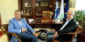 Συνάντηση Γιώργου Πατούλη με Θεόδωρο Αμπατζόγλου για ενημέρωση των θεμάτων που απασχολούν το Μαρούσι