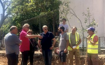 Επιθεώρηση από το Δήμαρχο Αμαρουσίου Γ. Πατούλη στο έργο «διανοίξεις και διαμορφώσεις οδών» στην περιοχή Νέο Μαρούσι