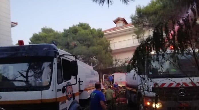 Αντιμετώπιση Πυρκαγιάς στη Δημοτική Κοινότητα Νέας Πεντέλης