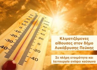Ανακοίνωση Γραφείου Πολιτικής Προστασίας για τις υψηλές θερμοκρασίες στις 8/8 και 10/8