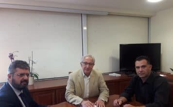 Συνάντηση του προέδρου του ΙΓΕ με τον Δήμαρχο Αμαρουσίου, Θ. Αμπατζόγλου