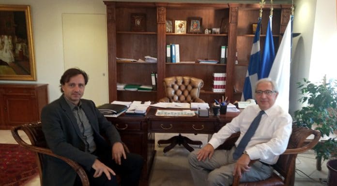 Συνάντηση του Δημάρχου Αμαρουσίου Θ. Αμπατζόγλου με τον ανάδοχο της μελέτης «Σχέδιο Βιώσιμης Αστικής Κινητικότητας Δήμου Αμαρουσίου» Θ. Μαυρογεώργη