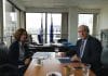 Συνάντηση εργασίας του Δημάρχου Αμαρουσίου Θ. Αμπατζόγλου με την Αντιπεριφερειάρχη Βόρειου Τομέα Αθηνών Λ. Κεφαλογιάννη