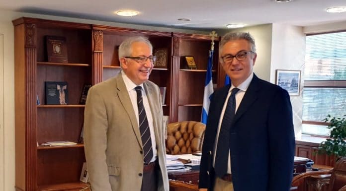 Συνάντηση του Δημάρχου Αμαρουσίου Θ. Αμπατζόγλου με τον Βουλευτή ΝΔ Βορείου Τομέα Β’ Αθηνών Θ. Ρουσόπουλο