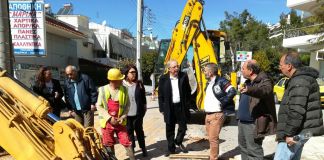 Αυτοψία από τον Δήμαρχο Αμαρουσίου Θεόδωρο Αμπατζόγλου σε εκτελούμενα έργα στις περιοχές Αγ. Θωμά, Εργατικών Κατοικιών, Κοκκινιάς και Νέου Αμαρουσίου