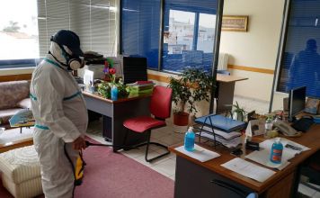Μέτρα πρόληψης έναντι του νέου κορωνοϊού στα ΚΑΠΗ του Αμαρουσίου