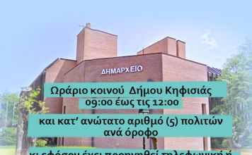 Σε εφαρμογή σύστημα εκ περιτροπής εργασίας υπαλλήλων από 23/3/2020