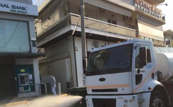 Πλύσιμο και απολύμανση των δρόμων, των κάδων και των κοινόχρηστων χώρων του Δήμου
