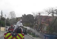 Δήμος Διονύσου: Απολυμάνσεις πλατειών, οδών, δημόσιων χώρων και εξοπλισμού καθαριότητας σε όλες τις Δημοτικές Κοινότητες