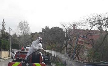 Δήμος Διονύσου: Απολυμάνσεις πλατειών, οδών, δημόσιων χώρων και εξοπλισμού καθαριότητας σε όλες τις Δημοτικές Κοινότητες