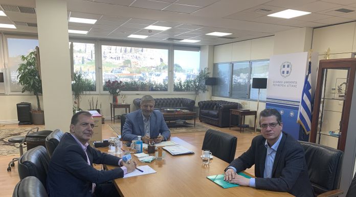 Συνάντηση του Γ. Πατούλη με τον Πρόεδρο του Πράσινου Ταμείου Σ. Σταθόπουλο για την αξιοποίηση των κονδυλίων ύψους περίπου 3 εκ. ευρώ για την αναβάθμιση του Πάρκου Τρίτση