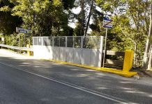 Εργασίες βαψίματος στη γέφυρα του ΟΣΕ στη Λεωφόρο Χελμού στον Άγιο Στέφανο