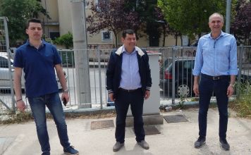 Αυτοψία των έργων από τους Δημάρχους Μεταμόρφωσης και Λυκόβρυσης- Πεύκης στο Διαδημοτικό Αθλητικό Κέντρο Μεταμόρφωσης- Λυκόβρυσης/Πεύκης