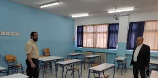 Με όλα τα μέτρα και τα υλικά προστασίας το πρώτο κουδούνι στα Λύκεια του Δήμου Ηρακλείου Αττικής