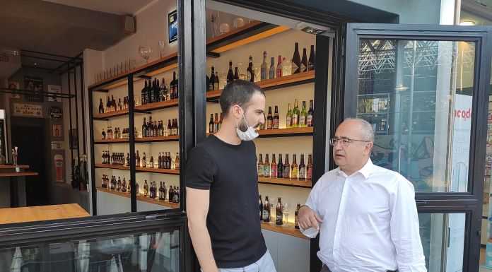 Ελπιδοφόρο το άνοιγμα των καταστημάτων υγειονομικού ενδιαφέροντος στον Δήμο Ηρακλείου Αττικής – Περιοδεία στο εμπορικό κέντρο ο Νίκος Μπάμπαλος: «Κρατήθηκαν σχεδόν όλες οι θέσεις εργασίας» Ελπιδοφόρο το άνοιγμα των καταστημάτων υγειονομικού ενδιαφέροντος στον Δήμο Ηρακλείου Αττικής – Περιοδεία στο εμπορικό κέντρο ο Νίκος Μπάμπαλος: «Κρατήθηκαν σχεδόν όλες οι θέσεις εργασίας»