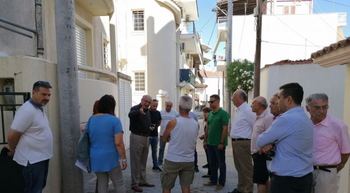 Αυτοψία του Θ. Αμπατζόγλου στα έργα στην περιοχή των Αναβρύτων-Συνάντηση με τους πολίτες