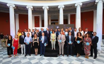 Χαιρετισμός του Περιφερειάρχη Αττικής Γ. Πατούλη στην βράβευση των Ελληνικών Συμμετοχών στην Ευρωπαϊκή Εβδομάδα Κινητικότητας 2019, παρουσία της Προέδρου της Δημοκρατίας