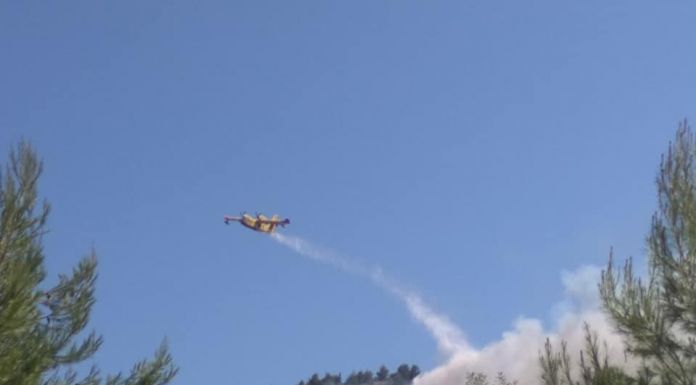 Φωτιά κοντά στο Νεκροταφείο Ροδόπολης