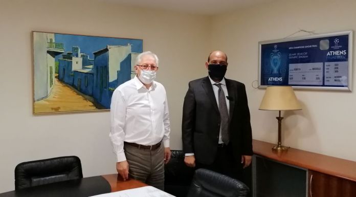 Συνάντηση του Δημάρχου Αμαρουσίου Θεόδωρου Αμπατζόγλου με τον Βουλευτή ΝΔ Αχαϊας Ιάσονα Φωτήλα