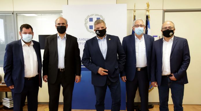 Οι Δήμαρχοι Αμαρουσίου, Ηρακλείου, Κηφισιάς και Λυκόβρυσης-Πεύκης σε συνάντηση με τον Περιφερειάρχη Αττικής