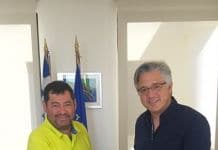 Τον Δήμαρχο Βοΐου υποδέχθηκε ο Τάσος Μαυρίδης