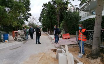 Συνεχίζονται τα έργα στην Αγία Φιλοθέη και το Κέντρο Αμαρουσίου Θ. Αμπατζόγλου: «Προτάσσουμε την ασφάλεια στις μετακινήσεις»