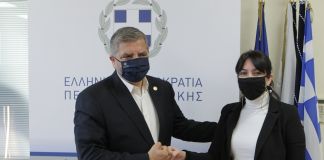 Συνάντηση του Περιφερειάρχη Αττικής Γ. Πατούλη με τη Δήμαρχο Πεντέλης Δ. Κεχαγιά