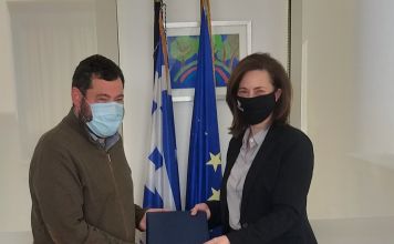 Τη Λουκία Κεφαλογιάννη υποδέχθηκε ο Δήμαρχος Λυκόβρυσης-Πεύκης Τ. Μαυρίδης