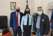 Εθιμοτυπική επίσκεψη με την Διοικητή ΑΤ Φιλοθέης-Ψυχικού, κα Βασιλική Βαμβάτσικου