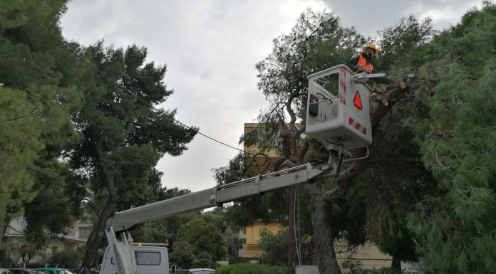 Συνεχίστηκαν το Σαββατοκύριακο στο Μαρούσι, οι εργασίες αποκατάστασης των προβλημάτων που δημιούργησε η «Μήδεια»