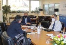 Συνάντηση του Περιφερειάρχη Αττικής Γ. Πατούλη με τον Διευθύνοντα Σύμβουλο του ΔΕΔΔΗΕ Α. Μάνο