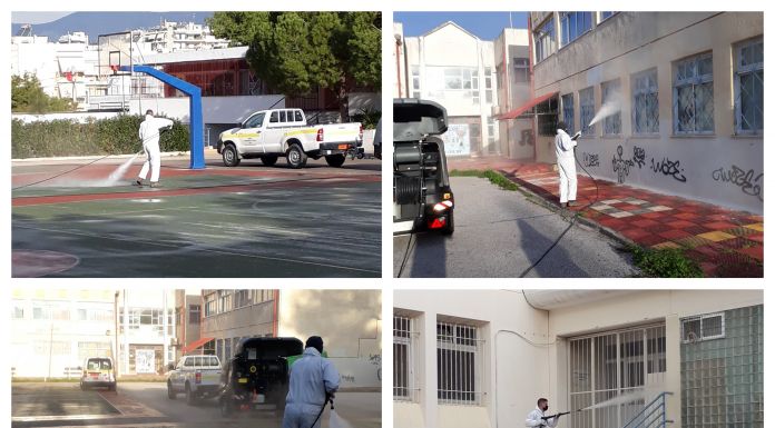 Με όλα τα μέτρα προστασίας άνοιξαν τα γυμνάσια στον Δήμος Ηρακλείου Αττικής – Περισσότερο προσωπικό καθαριότητας έρχεται στα σχολεία της πόλης