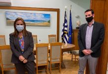Συνάντηση Υφυπουργού Παιδείας με τον Αντιδήμαρχο Νεολαίας Αγ. Παρασκευής