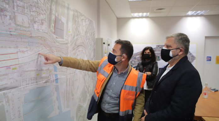 Επίσκεψη του Περιφερειάρχη Αττικής Γ. Πατούλη στα υπό εξέλιξη έργα που συμπεριλαμβάνονται στην Α΄ φάση ανάπλασης του Φαληρικού όρμου