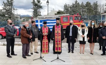 Με περιορισμένη συμμετοχή αλλά με λαμπρότητα ο εορτασμός της 25ης Μαρτίου στο Δήμο Διονύσου