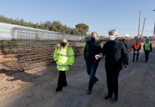 Επίσκεψη του Περιφερειάρχη Αττικής Γ. Πατούλη στα αντιπλημμυρικά έργα στην Αγ. Μαρίνα Κορωπίου