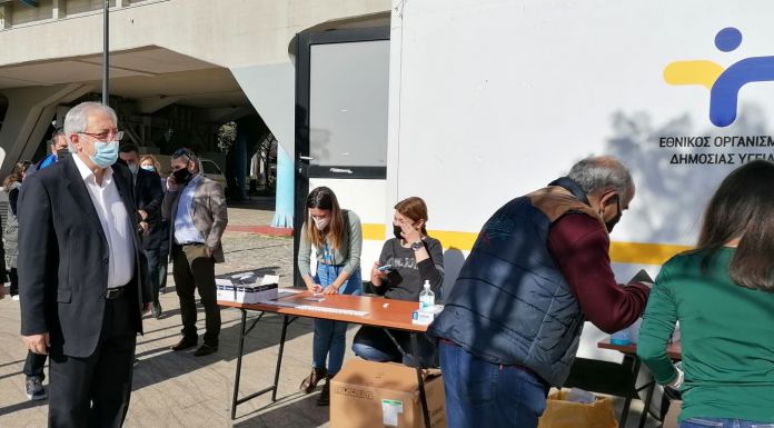 Διοργάνωση 5νθημέρου δωρεάν rapid tests από τον ΕΟΔΥ και τον Δήμο Αμαρουσίου (5 – 9 Απριλίου 2021)