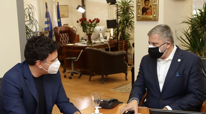 Στα γραφεία της Περιφέρειας ο Υπ. Υγείας Β. Κικίλιας. Συνάντηση με τον Περιφερειάρχη Αττικής και Πρόεδρο του ΙΣΑ Γ. Πατούλη Στα γραφεία της Περιφέρειας ο Υπ. Υγείας Β. Κικίλιας. Συνάντηση με τον Περιφερειάρχη Αττικής και Πρόεδρο του ΙΣΑ Γ. Πατούλη