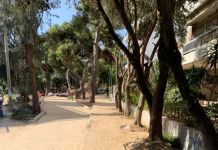 Ολοκληρώθηκε η διαμόρφωση πεζόδρομου και πεζοδρομίων με κυβόλιθους έμπροσθεν των παραρτημάτων νηπιαγωγείων στην οδό Ελ. Βενιζέλου