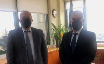 Συνάντηση του Δημάρχου Διονύσου Γ. Καλαφατέλη με τον Υφυπουργό Χωροταξίας & Αστικού Περιβάλλοντος Ν. Ταγαρά