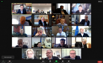 Τηλεδιάσκεψη της Κ.Ε.Δ.Ε. με τον Υπουργό Προστασίας του Πολίτη Μ. Χρυσοχοίδη και τον Υφυπουργό Πολιτικής Προστασίας και Διαχείρισης Κρίσεων, Νίκο Χαρδαλιά