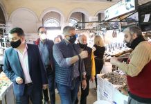 Επίσκεψη του Περιφερειάρχη Αττικής Γ. Πατούλη στη Βαρβάκειο Αγορά
