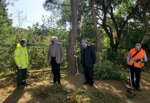 Παρουσία του Δημάρχου Αμαρουσίου Θ. Αμπατζόγλου οι εργασίες καθαριότητας και αποψιλώσεων στην περιοχή της Δωδώνης