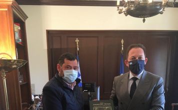 Συνάντηση του Δημάρχου Λυκόβρυσης-Πεύκης Τ. Μαυρίδη με τον Αναπληρωτή Υπουργό Εσωτερικών Σ. Πέτσα